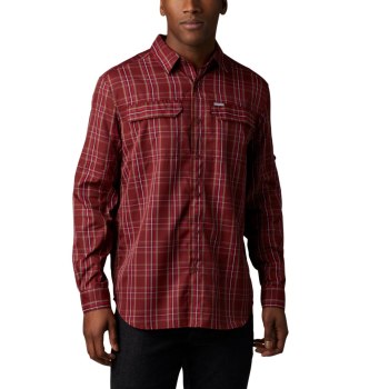 Pánské Košile Columbia Silver Ridge 2.0 Plaid Long Sleeve Big Červené TRXGZA684